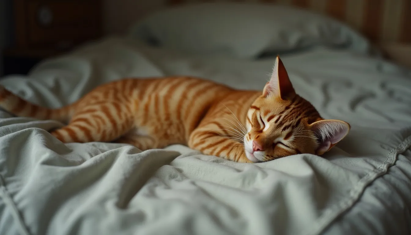 A cat resting at home in Tempe, AZ. Tempe-area pet cremation services from Hallowed Paws.